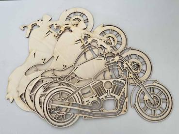 Motorrad als Wandbild - Bausatz